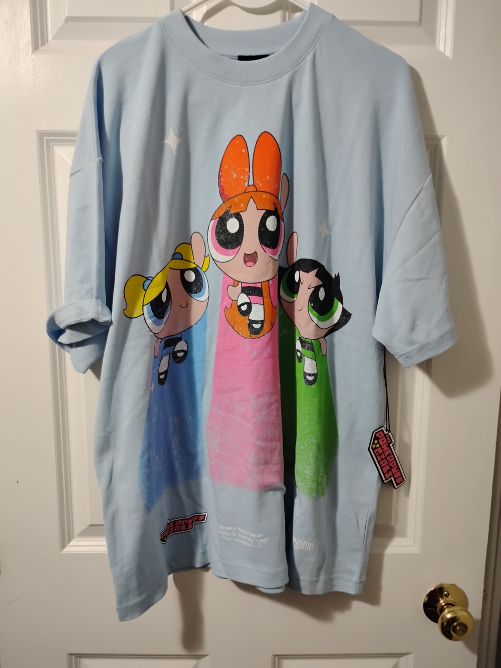 Civil Regime Powerpuff Girls Collab Graphic Tee - Light Blue
